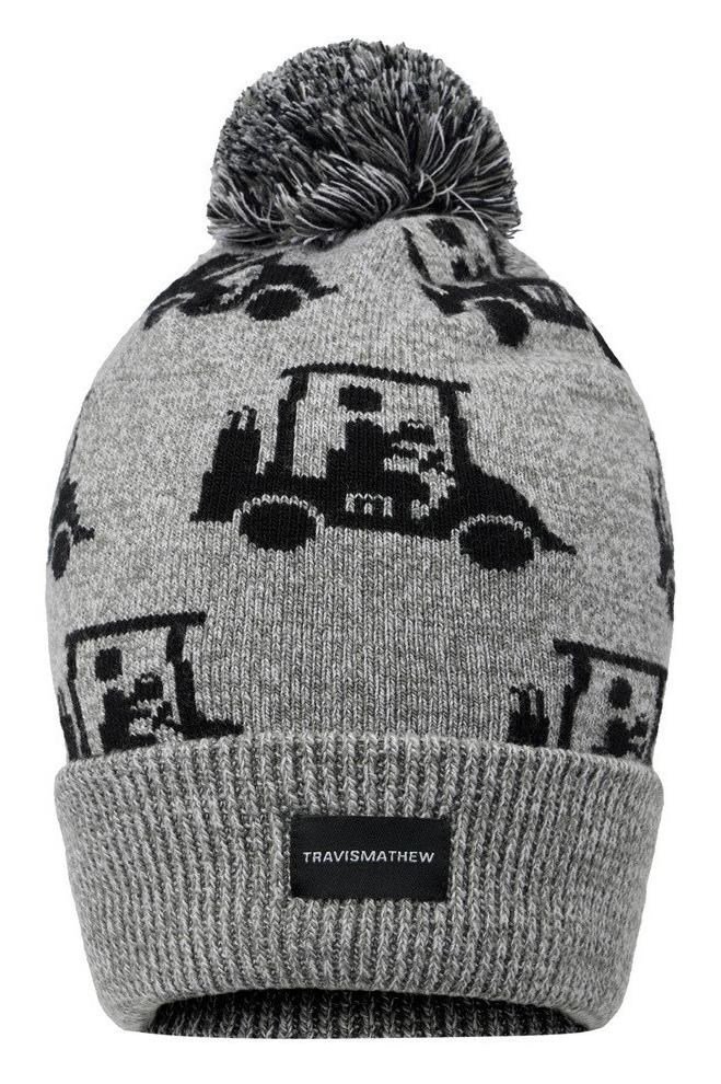 Travis Mathew Mapes Herren Wintermütze, grau