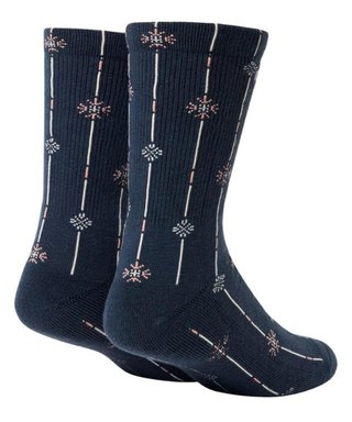 Travis Mathew Deco Crew unisex Socken, 1Paar, mood indigo