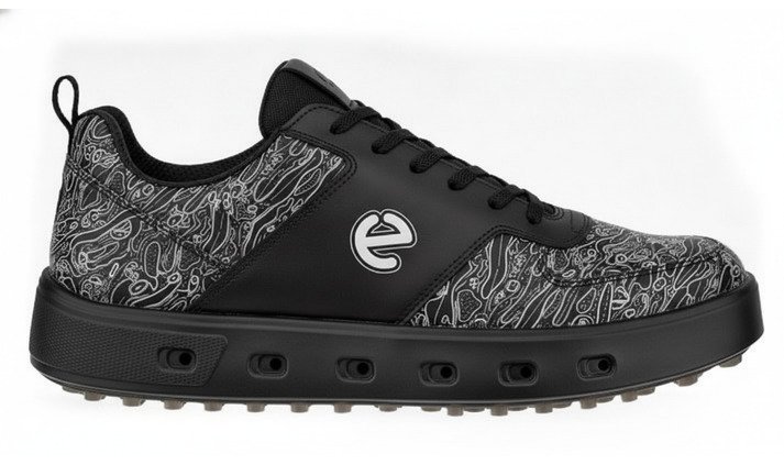 Ecco Street 720 Herren Golfschuhe, schwarz