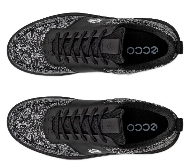 Ecco Street 720 Herren Golfschuhe, schwarz
