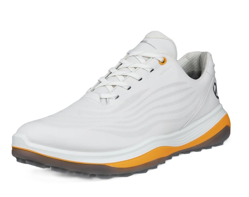 Ecco LT1 Herren Golfschuhe, weiss/Sonnenaufgang
