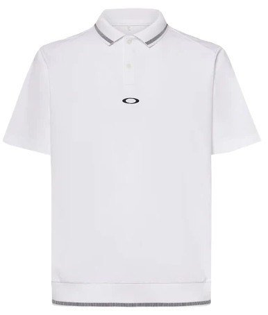 Oakley O-SYNC PACK ABSTRACT HEM Herren Poloshirt, weiss