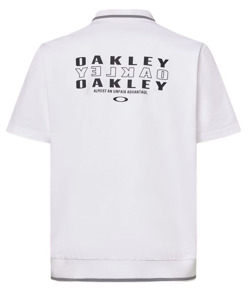 Oakley O-SYNC PACK ABSTRACT HEM Herren Poloshirt, weiss