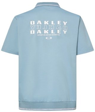Oakley O-SYNC PACK ABSTRACT HEM Herren Poloshirt, blaues Eis