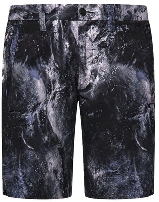 Skull Bold Omble Herren Shorts, Schwarzdruck