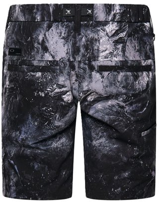 Skull Bold Omble Herren Shorts, Schwarzdruck