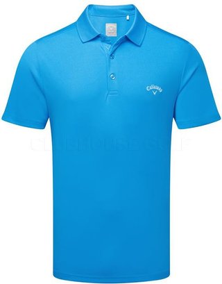 Callaway Tournament Chest Logo Herren Poloshirt, blau