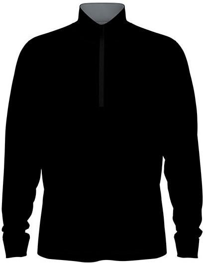 Callaway 1/4 Zip Herren Sweatshirt, schwarz