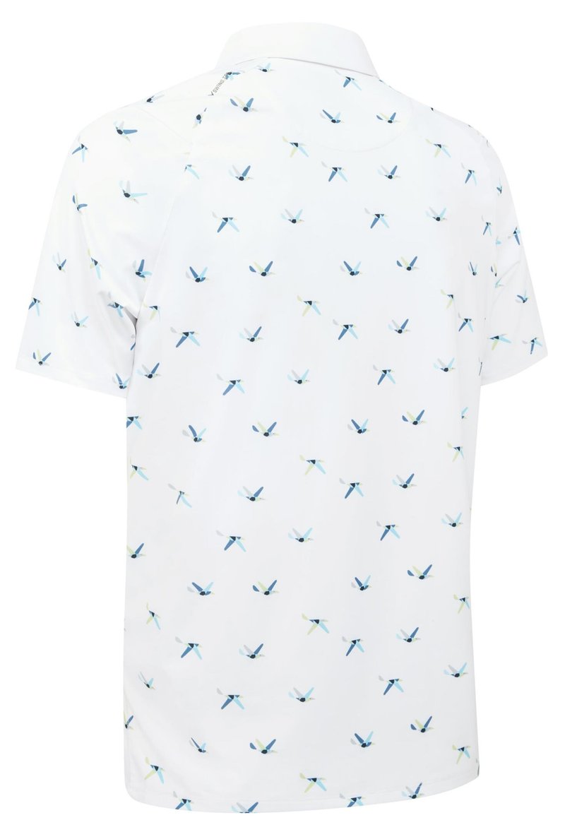 Callaway All Over Birdie Herren Poloshirt, weiss