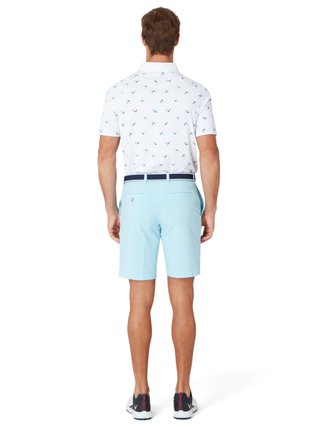 Callaway All Over Birdie Herren Poloshirt, weiss