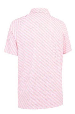 Callaway Twill Print Herren Poloshirt, strawberry pink