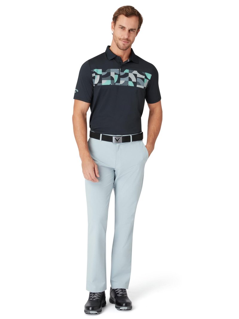 Callaway Optical ‘C’ Herren Poloshirt, caviar