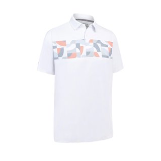 Callaway Optical ‘C’ Herren Poloshirt, weiss