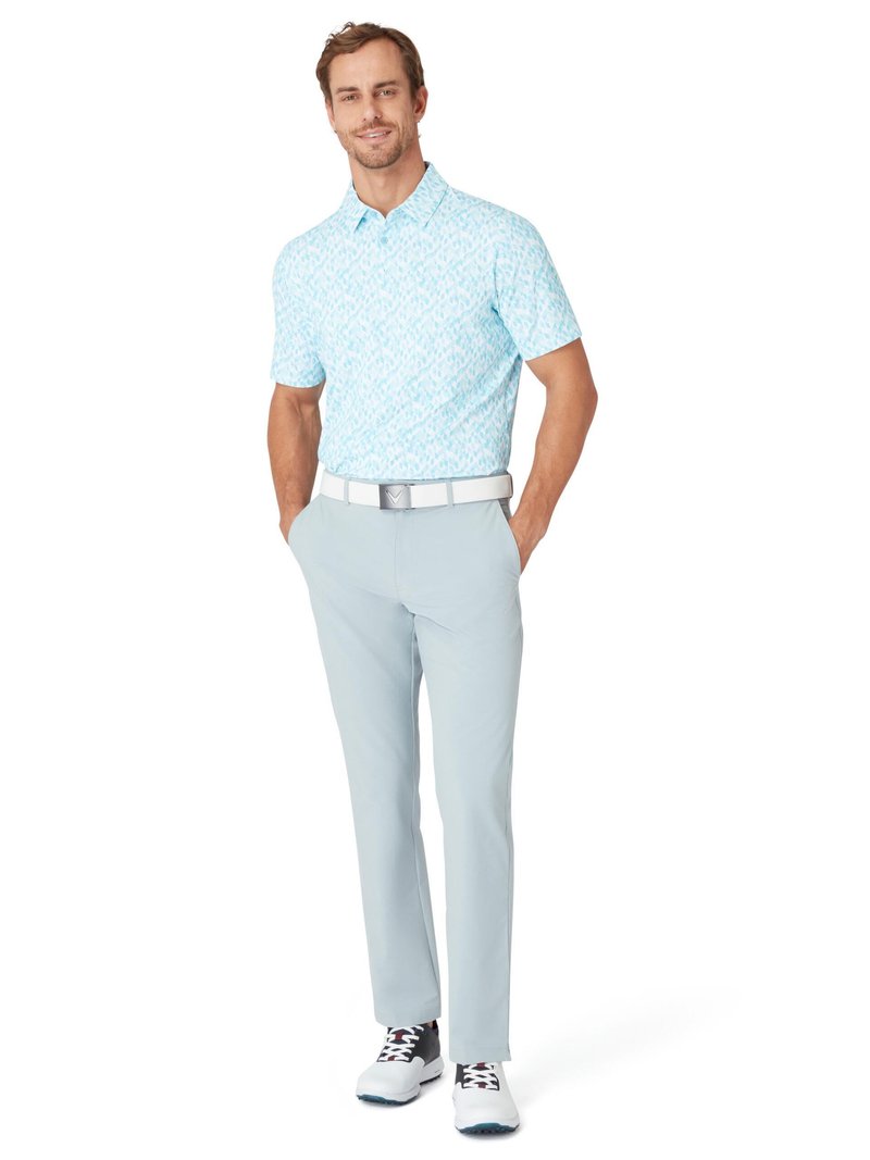 Callaway Kaleidoscope Chev Herren Poloshirt, arctic paradise