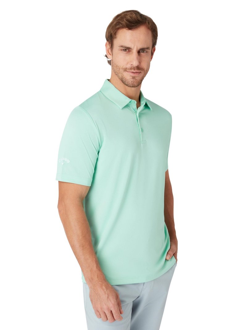 Callaway Swing Tech Solid Herren Poloshirt, neptune green