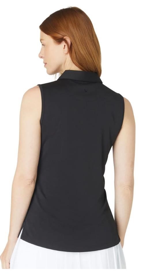 Callaway Tournament Sleeveless Damen Poloshirt, caviar