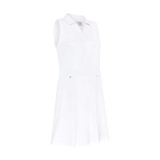 Callaway Flounce Dress with Mesh Golfkleid, weiss
