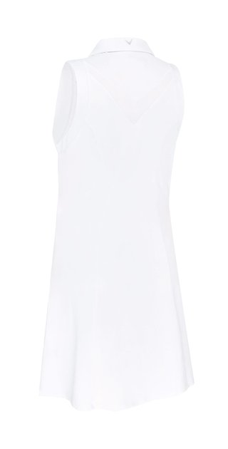 Callaway Flounce Dress with Mesh Golfkleid, weiss