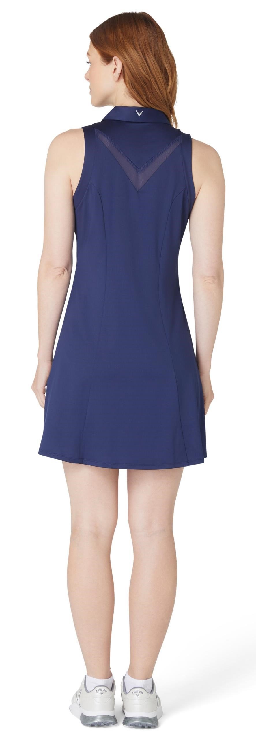 Callaway Flounce Dress with Mesh Golfkleid, dunkelblau