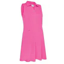 Callaway Flounce Dress with Mesh Golfkleid, rosa
