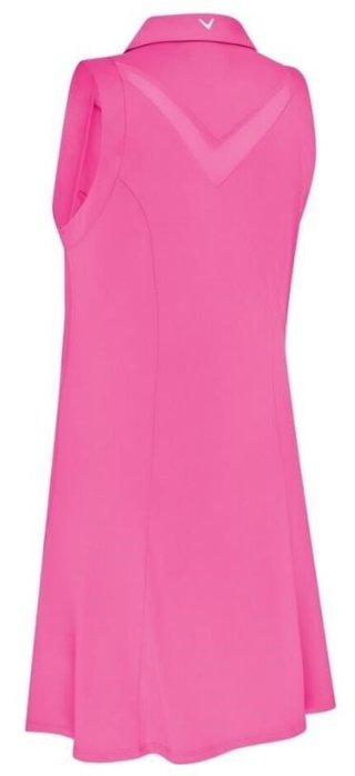 Callaway Flounce Dress with Mesh Golfkleid, rosa