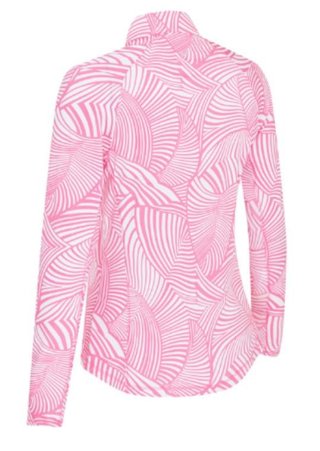 Callaway Stencil Floral Damen Sweatshirt, cheeky pink
