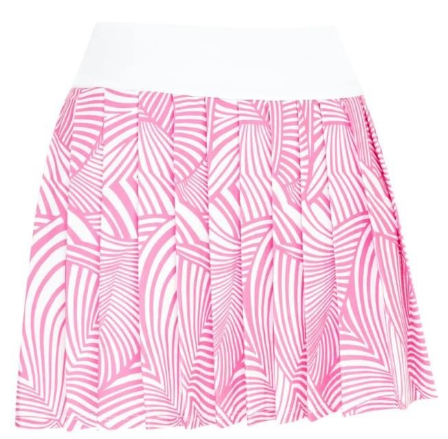 Callaway 16" High Waist Stencil Golfrock, cheeky pink
