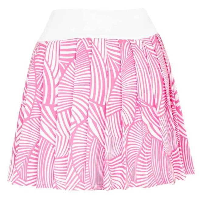 Callaway 16" High Waist Stencil Golfrock, cheeky pink