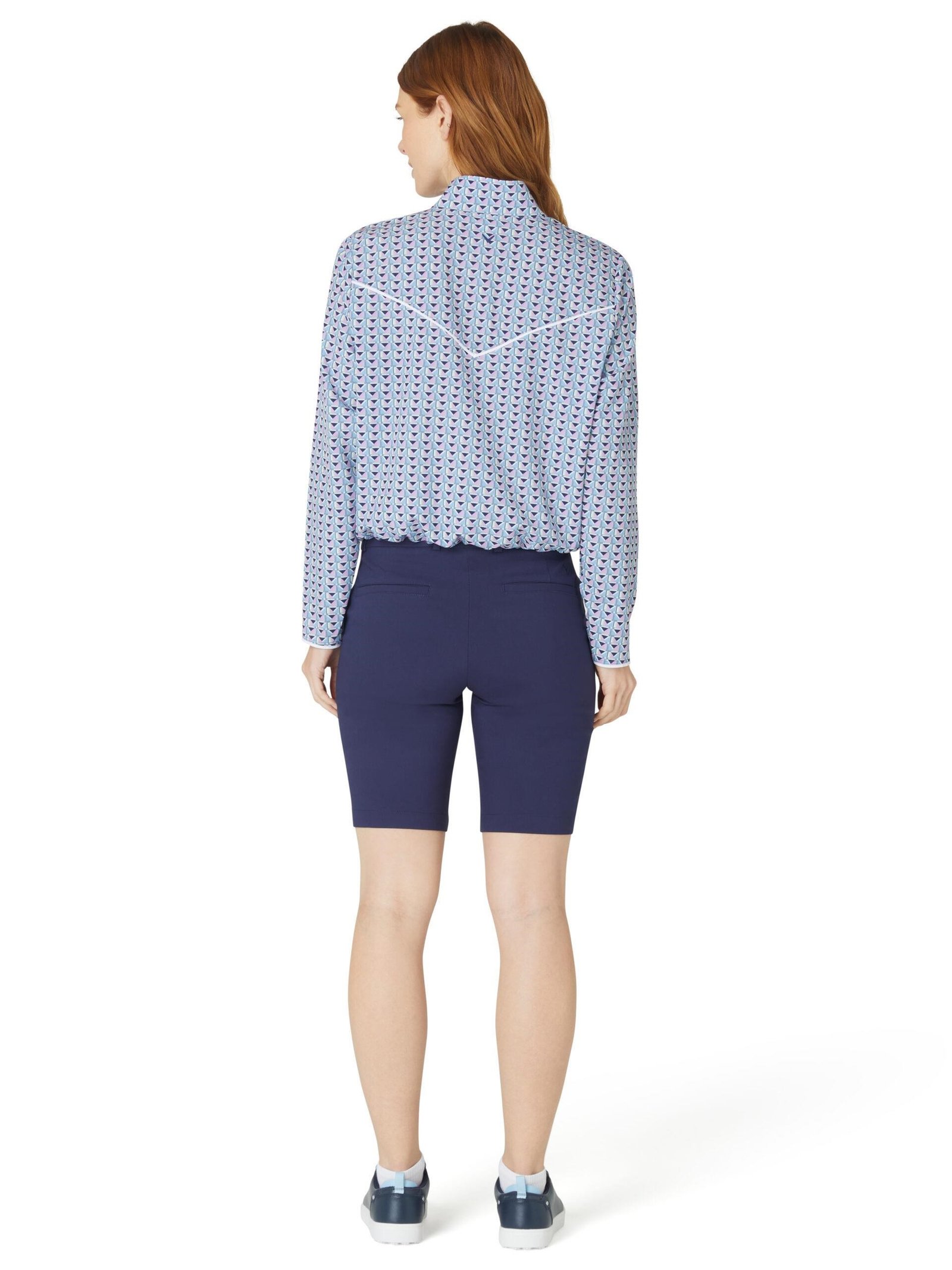 Callaway Chev Geo Damen Sweatshirt, flint stone