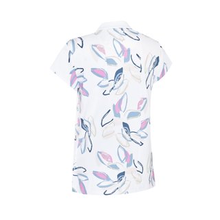 Callaway Linear Petals Damen Poloshirt, brilliant white