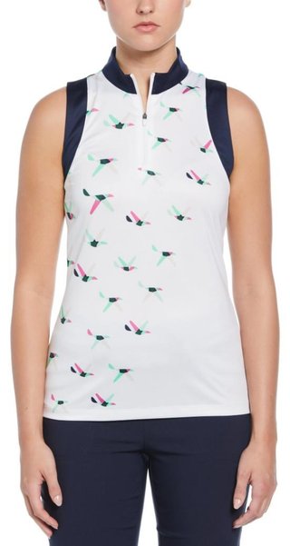 Callaway Engineered Birdie Sleeveless Damen Poloshirt, brilliant white