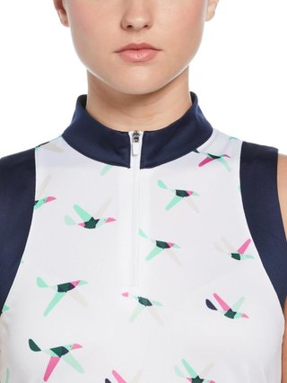 Callaway Engineered Birdie Sleeveless Damen Poloshirt, brilliant white