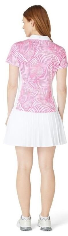 Callaway Stencil Floral Damen Poloshirt, rosa