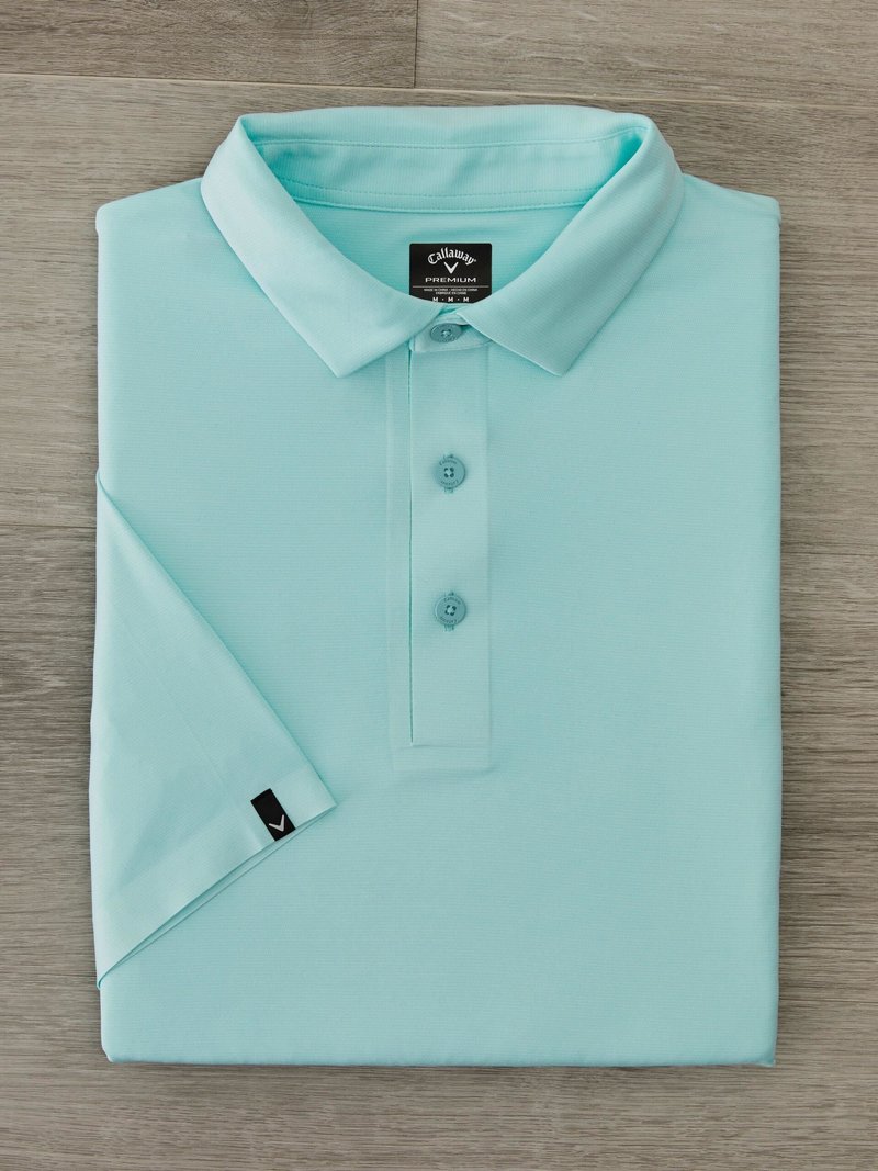 Callaway Premium Jacquard Herren Poloshirt, birds egg green