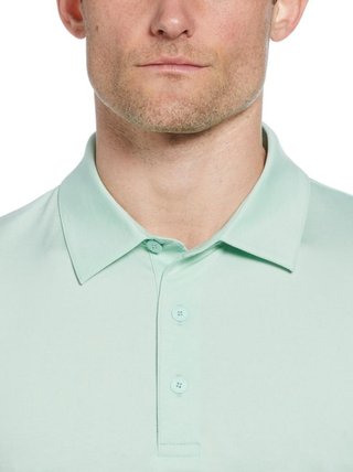 Callaway Premium Heathered Herren Poloshirt, birds egg green heather