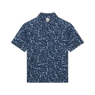 Callaway Floral Print Junior Poloshirt, dunkelblau
