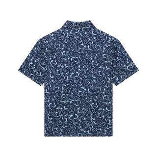 Callaway Floral Print Junior Poloshirt, dunkelblau