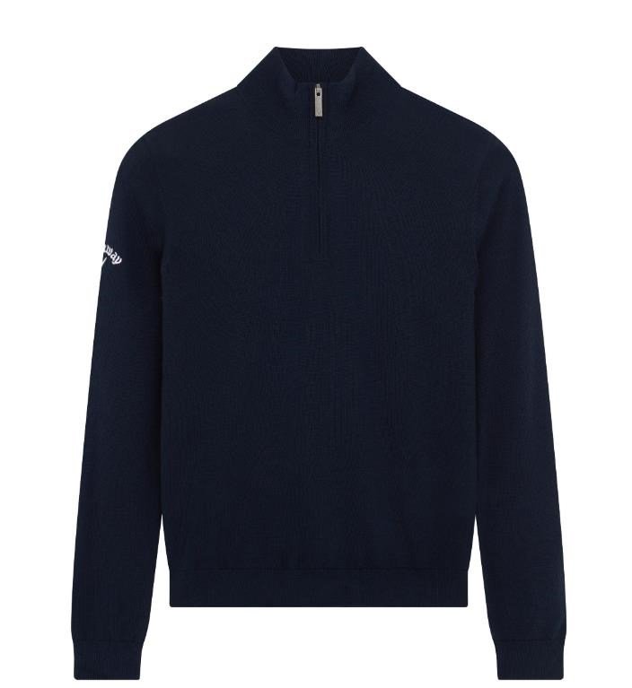 Callaway Junior 1/4 Zip Junior Pullover, navy blue