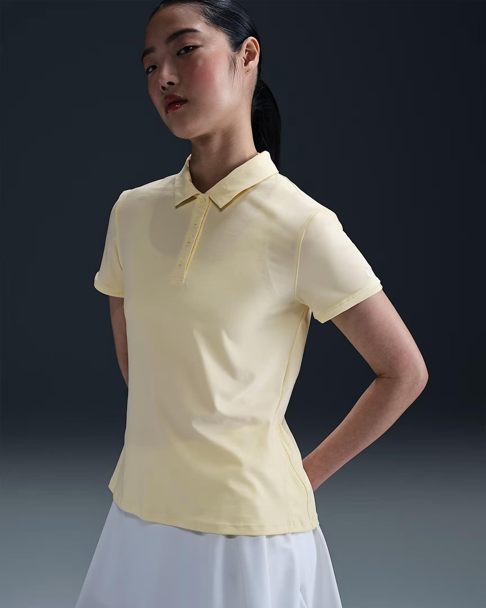 Nike Victory Dri-FIT SS Damen Poloshirt, alabaster/white