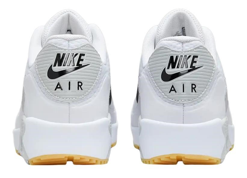 Nike Air Max 90G Unisex Golfschuhe, weiss/schwarz