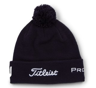 Titleist Tour Pom Pom Wintermütze, dunkelblau