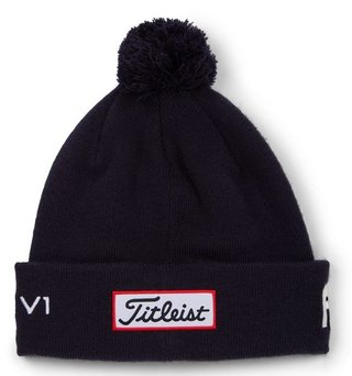 Titleist Tour Pom Pom Wintermütze, dunkelblau