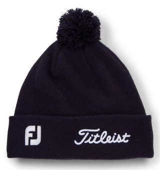 Titleist Tour Pom Pom Wintermütze, dunkelblau