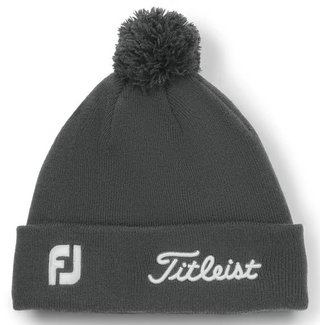 Titleist Tour Pom Pom Wintermütze, grau
