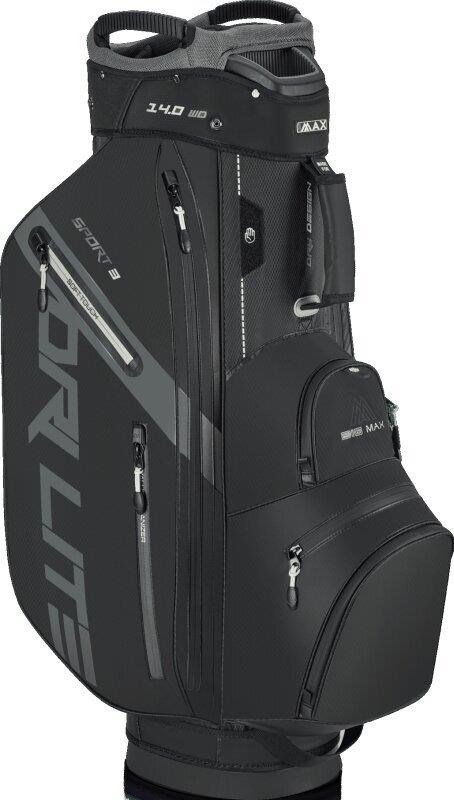 Big Max Dri Lite Sport 3 Cartbag, schwarz