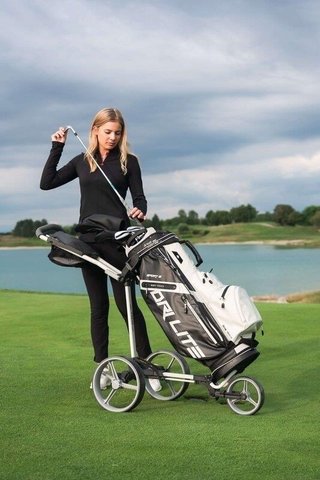 Big Max Dri Lite Sport 3 Cartbag, schwarz/taupe