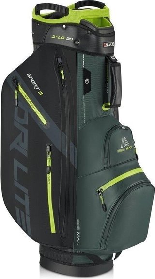 Big Max Dri Lite Sport 3 Cartbag, grün/schwarz/limette