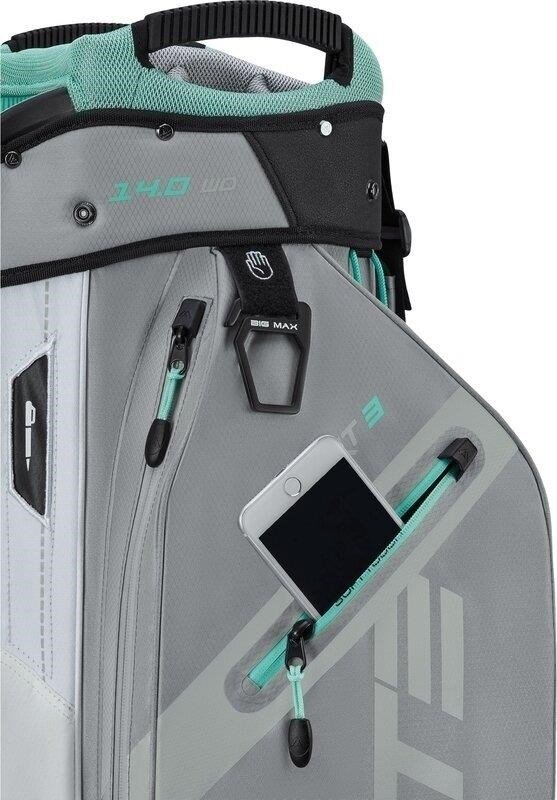 Big Max Dri Lite Sport 3 Cartbag, grau/weiss/mint