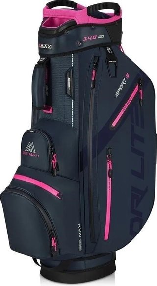 Big Max Dri Lite Sport 3 Cartbag, steel blue/fuchsia