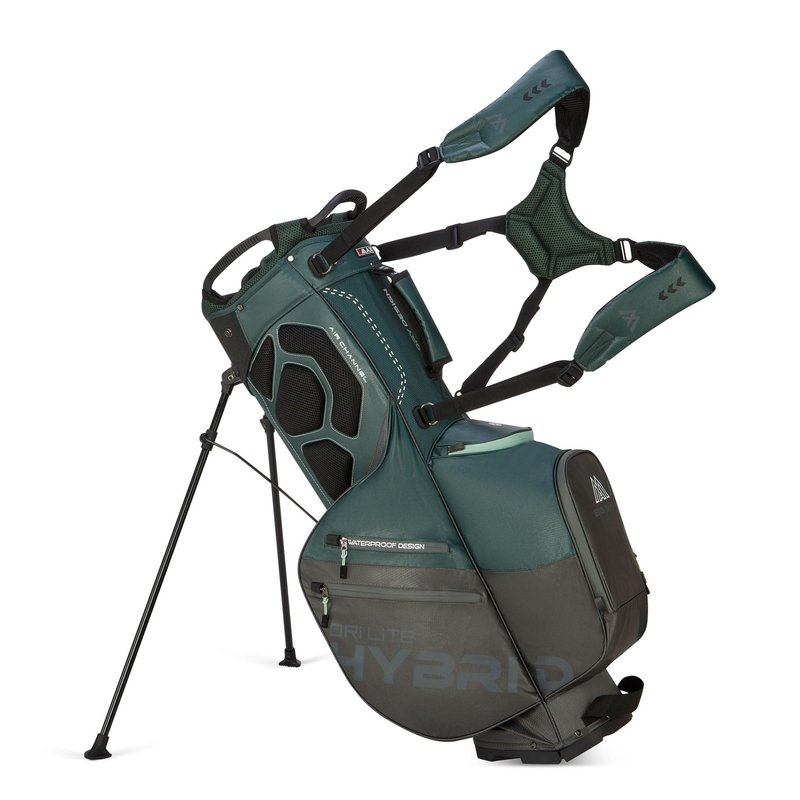 Big Max Dri Lite Hybrid Plus Standbag, forest green/charcoal